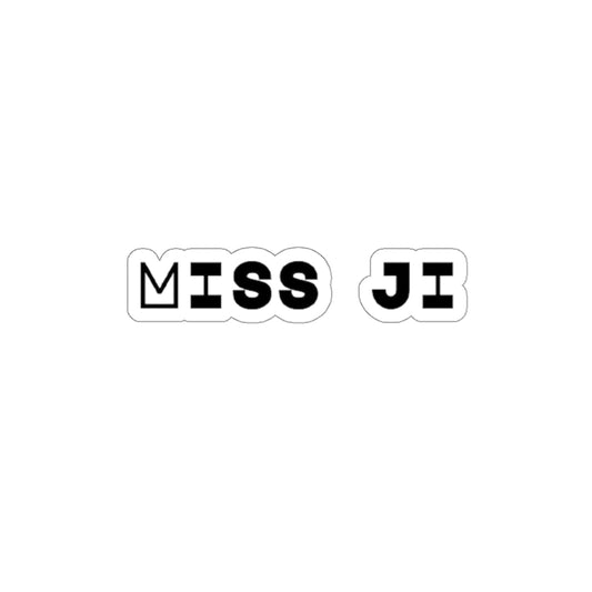 Miss Ji  Vinyl Sticker
