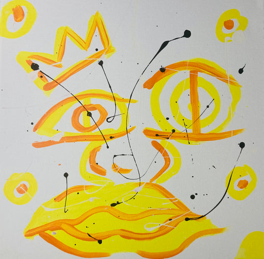 Black Melodee "Yellow" | Art Print