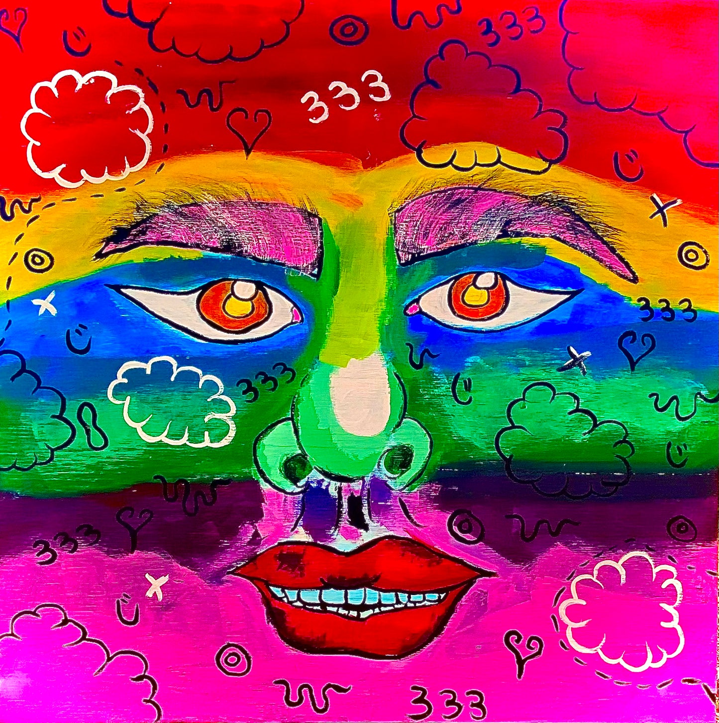 A rainbow in someone’s cloud | Art Print