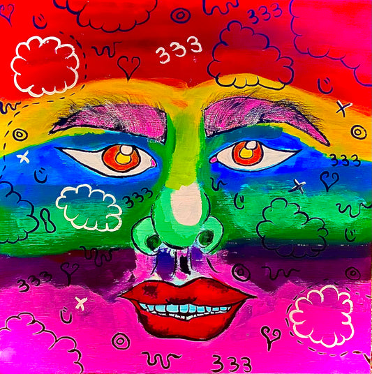 A rainbow in someone’s cloud | Art Print